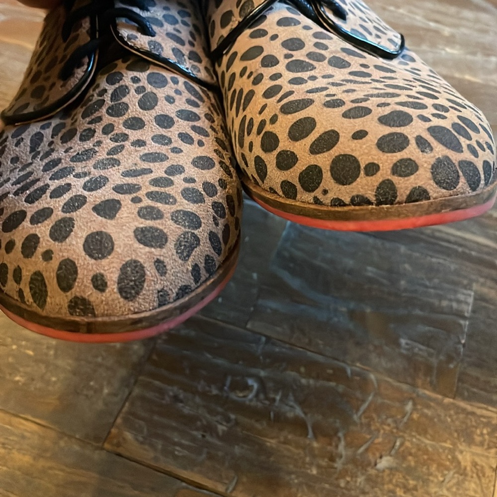 Dolce Vita Cheetah Print Suede Oxford Loafers🖤 - Picture 8 of 13